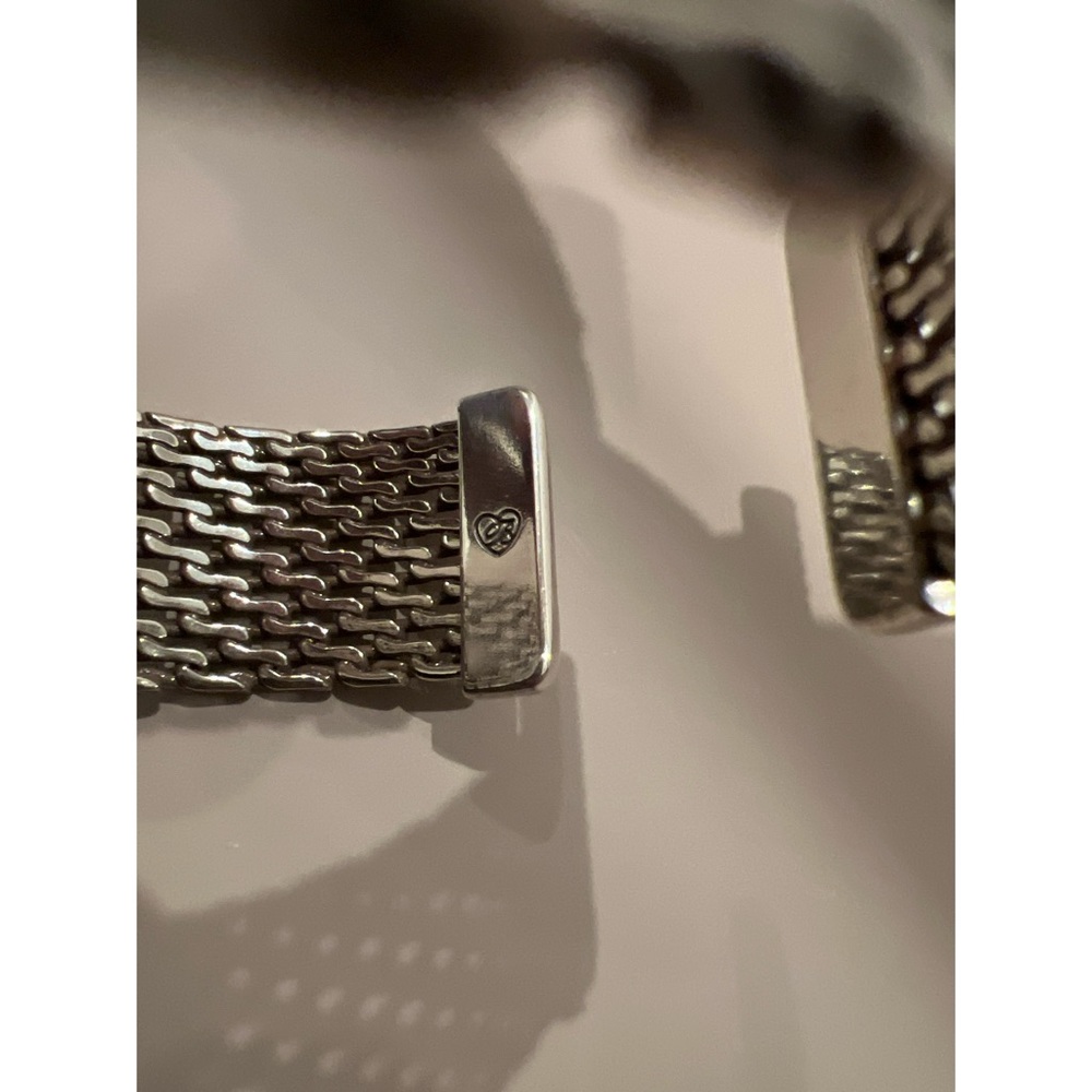 Brighton Rhinestone Signed Cuff Bracelet - Picture 4 of 4